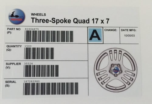 Paper Label With Inkjet Printing by PaladinID