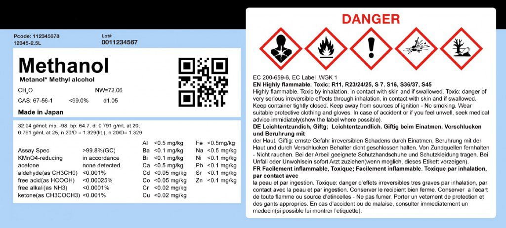 GHS Compliant Chemical Drum Laser Label Printer