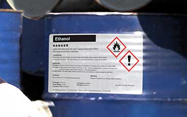 Ink Jet Chemical Drum Label Printer