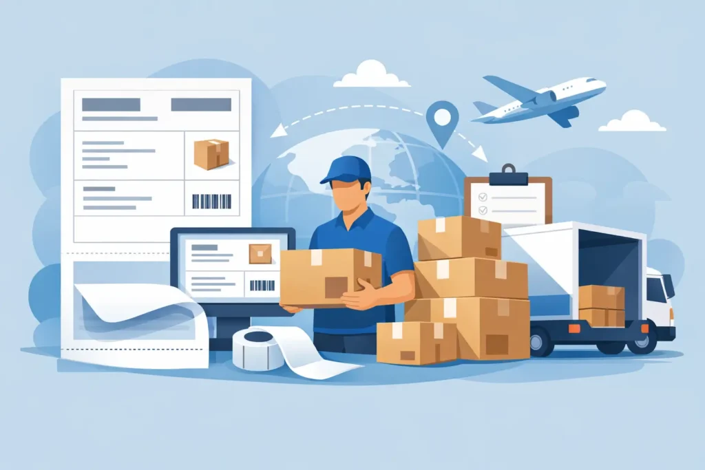 Integrated Label Forms for Shipping Explained
