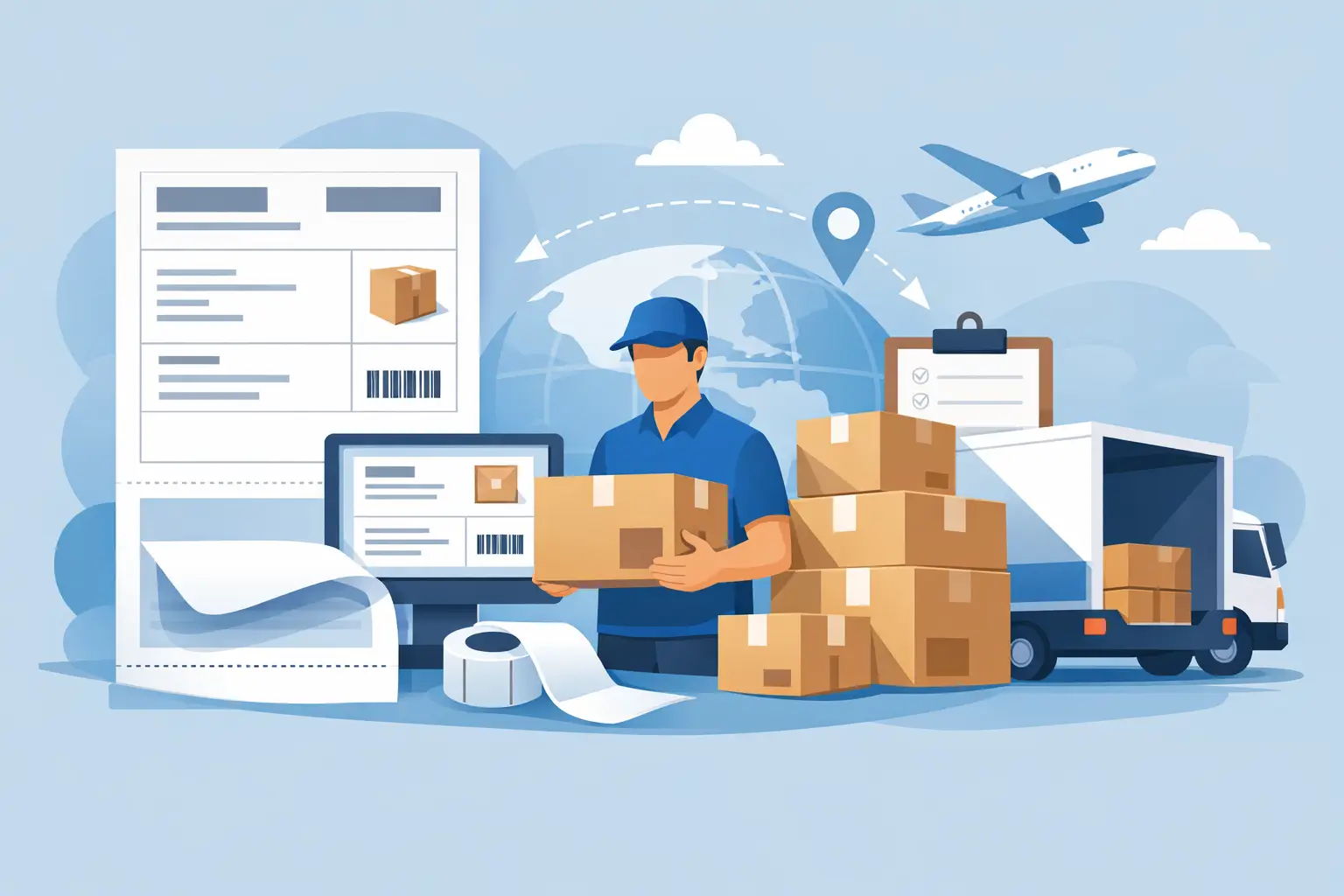 Integrated Label Forms for Shipping Explained