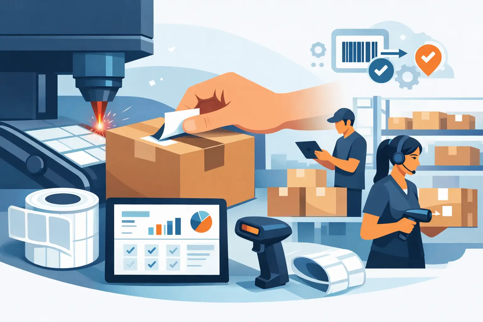 How Custom Laser Labels Improve Operations
