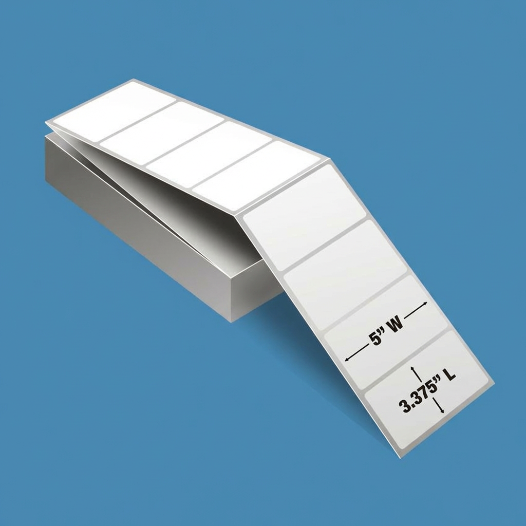 Inkjet Matte PolyPro Labels ||5 x 3.375 – Industrial
