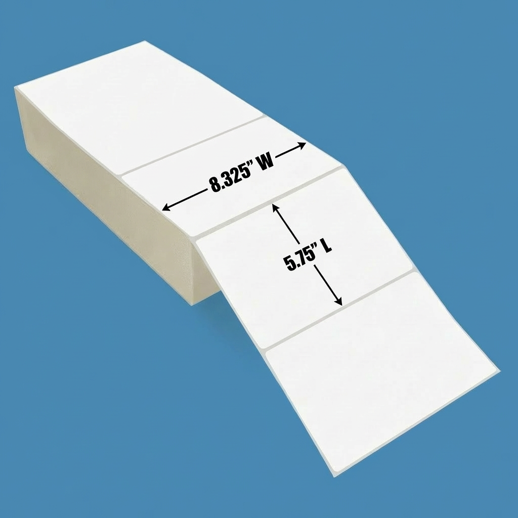 Inkjet Matte PolyPro Labels ||8.325 x 5.75 – Industrial