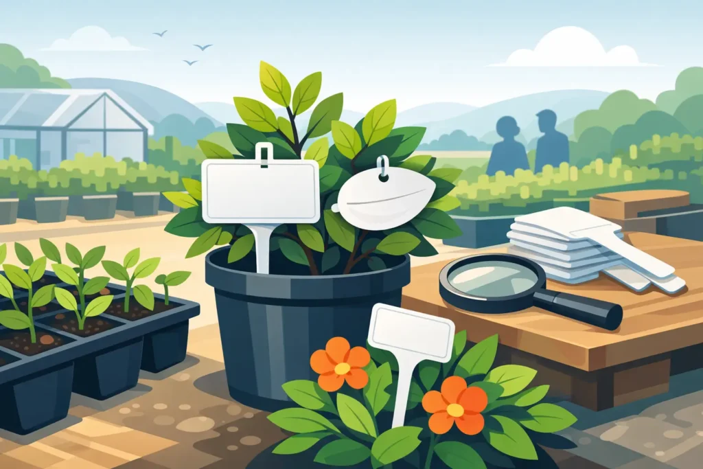 Nursery Plant Tags That Hold Up in Real Operations
