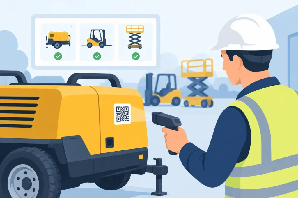Rental Asset Labeling for Better Equipment Control