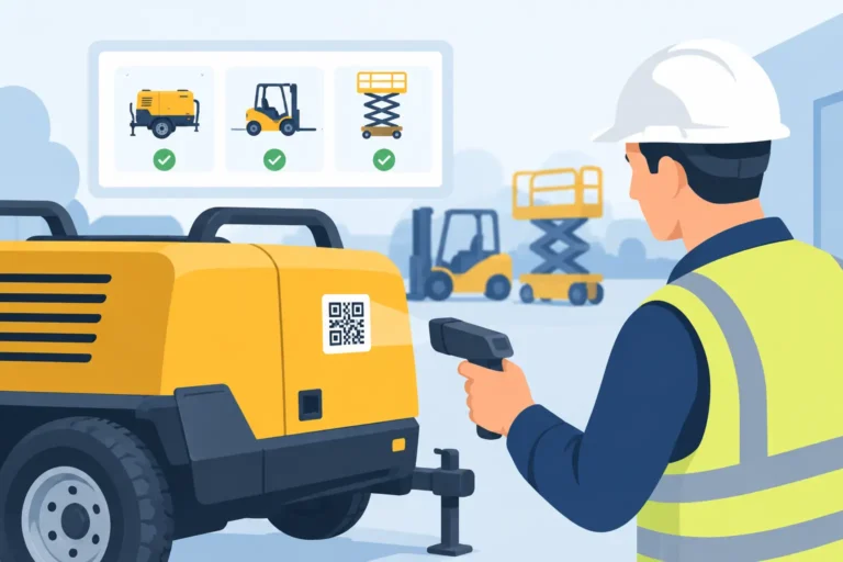 Rental Asset Labeling for Better Equipment Control