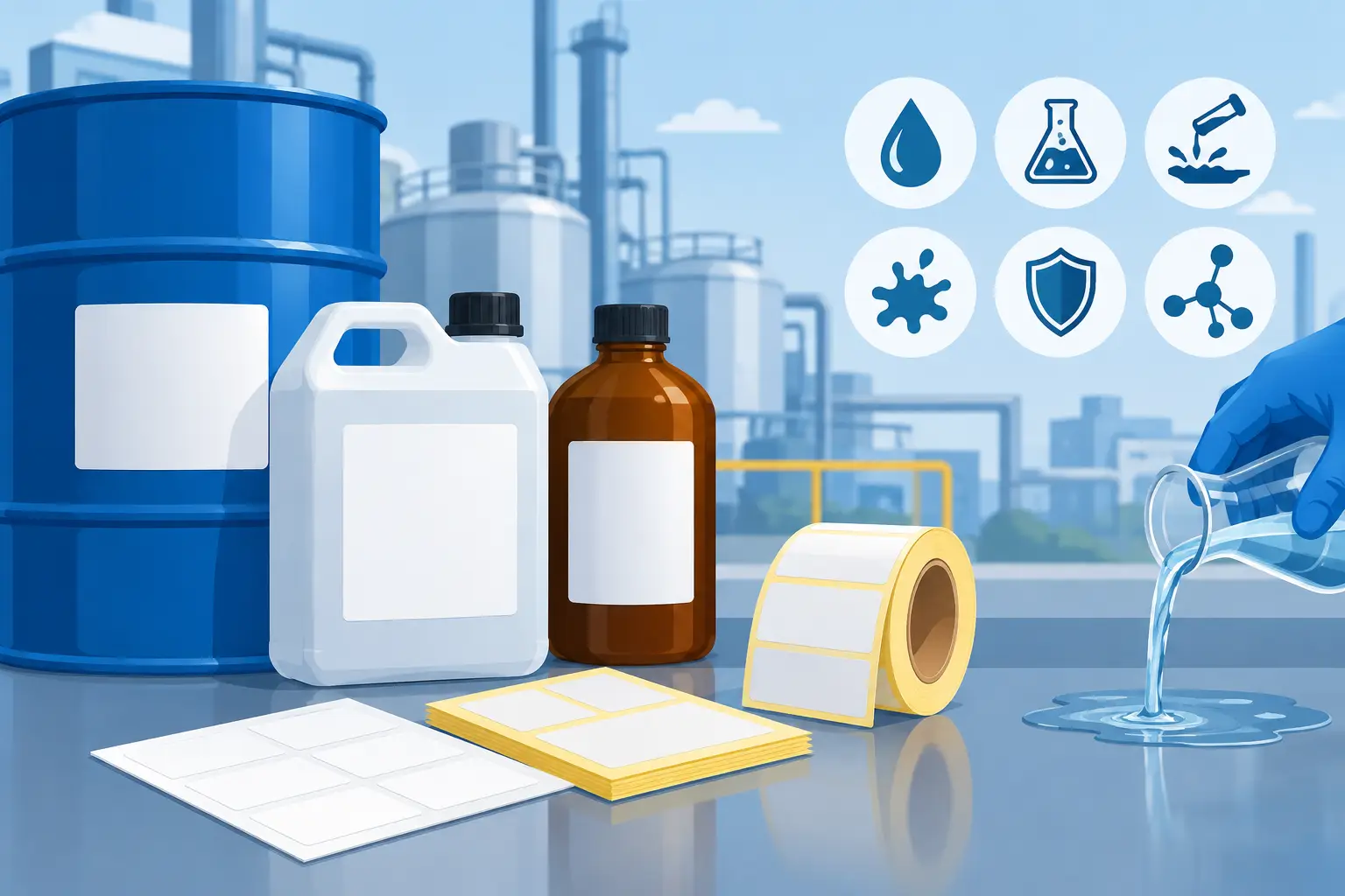 What Labels Withstand Chemicals in Industry?