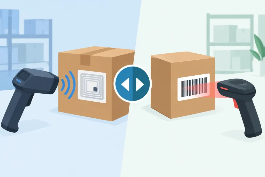 RFID Labels Versus Barcodes: Which Fits?